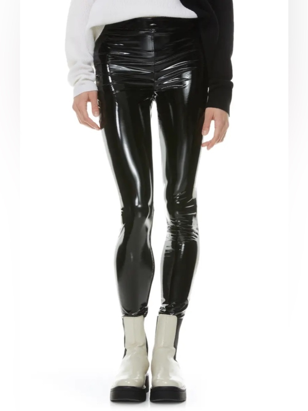 Alice and Olivia Maddox Faux Patent Leather Legging
